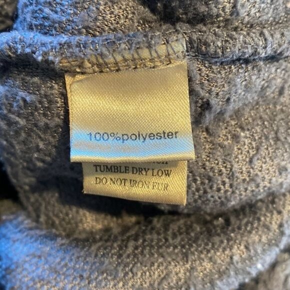 True Grit Gray Fleece 1/4 Zip Pullover: Size Small - Picture 10 of 11